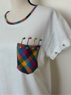 Vintage 80s 90s Novelty Golf Long Tee